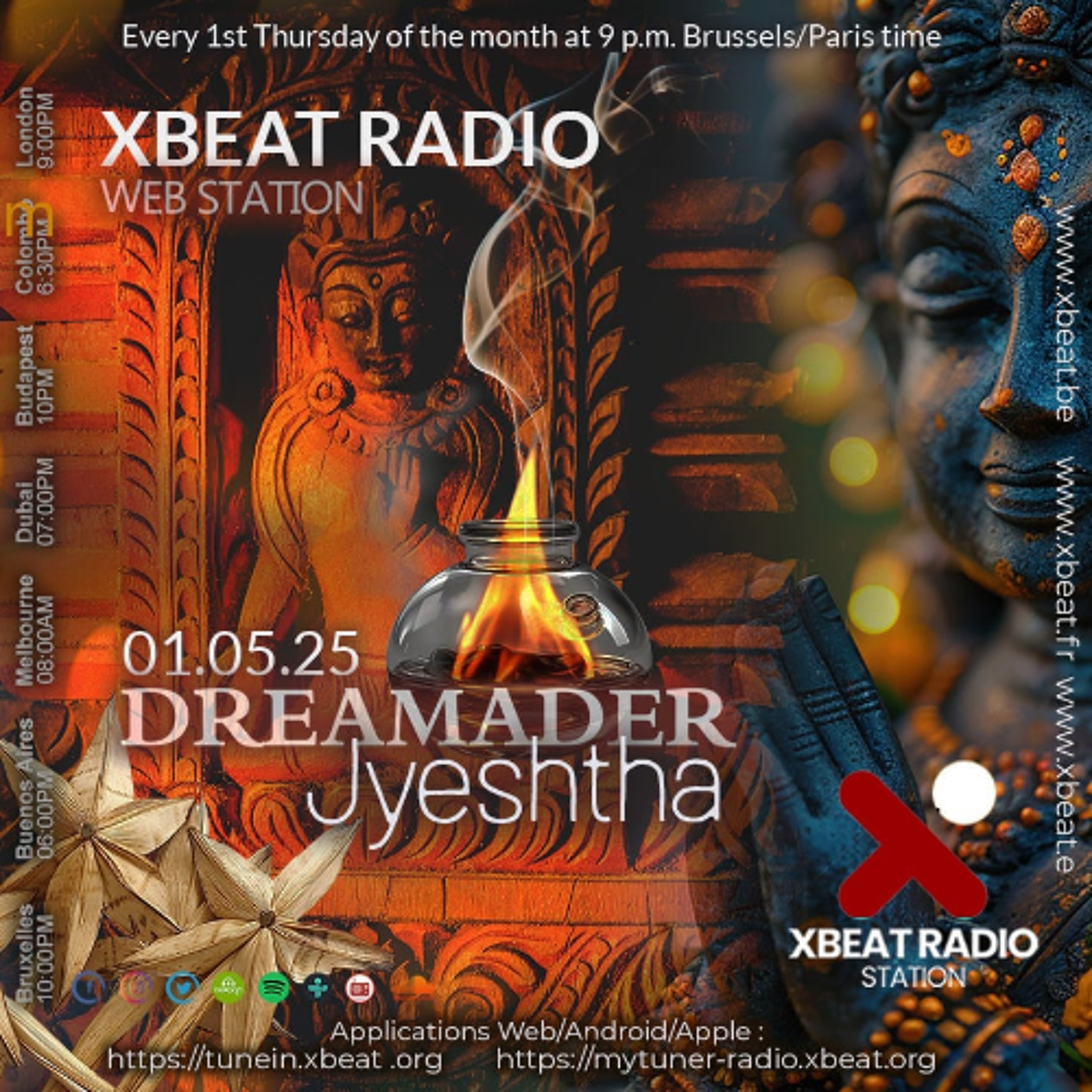 Dreamader presents Jyestha on X-Beat Radio Station 1st May 2025 episode artwork