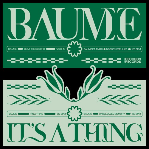 PREMIERE: Baume - Beat The Record [Records or not Records]