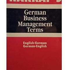 Download Book [PDF] Harrap's German business management terms