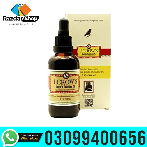 J Crow’s Lugol’s Solution 2% In Pakistan | 03099400656