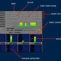 Rythmevens [my 1st Amiga 500 music | Soundtracker, ST01 samples], 1989
