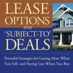 ❤ PDF Read Online ❤ Investing in Real Estate With Lease Options and 'S