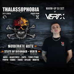 VERTX warm-up mix for THALASSOPHOBIA: La Reconquista @ Cross Club Prague 24/1/2025