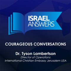Israel, the “Apple of God’s Eye” – ACLI’s Shelley Neese with ICEJ USA’s Dr. Tyson Lambertson