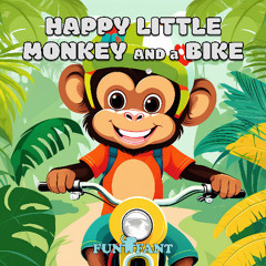 Happy Little Monkey And A Bike - Girl Voice