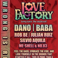 Love Factory 11-10-2025 Warmup Mix *Mixed By Rob Be*