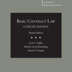 DOWNLOAD KINDLE √ Basic Contract Law, Concise Edition (American Casebook Series) by