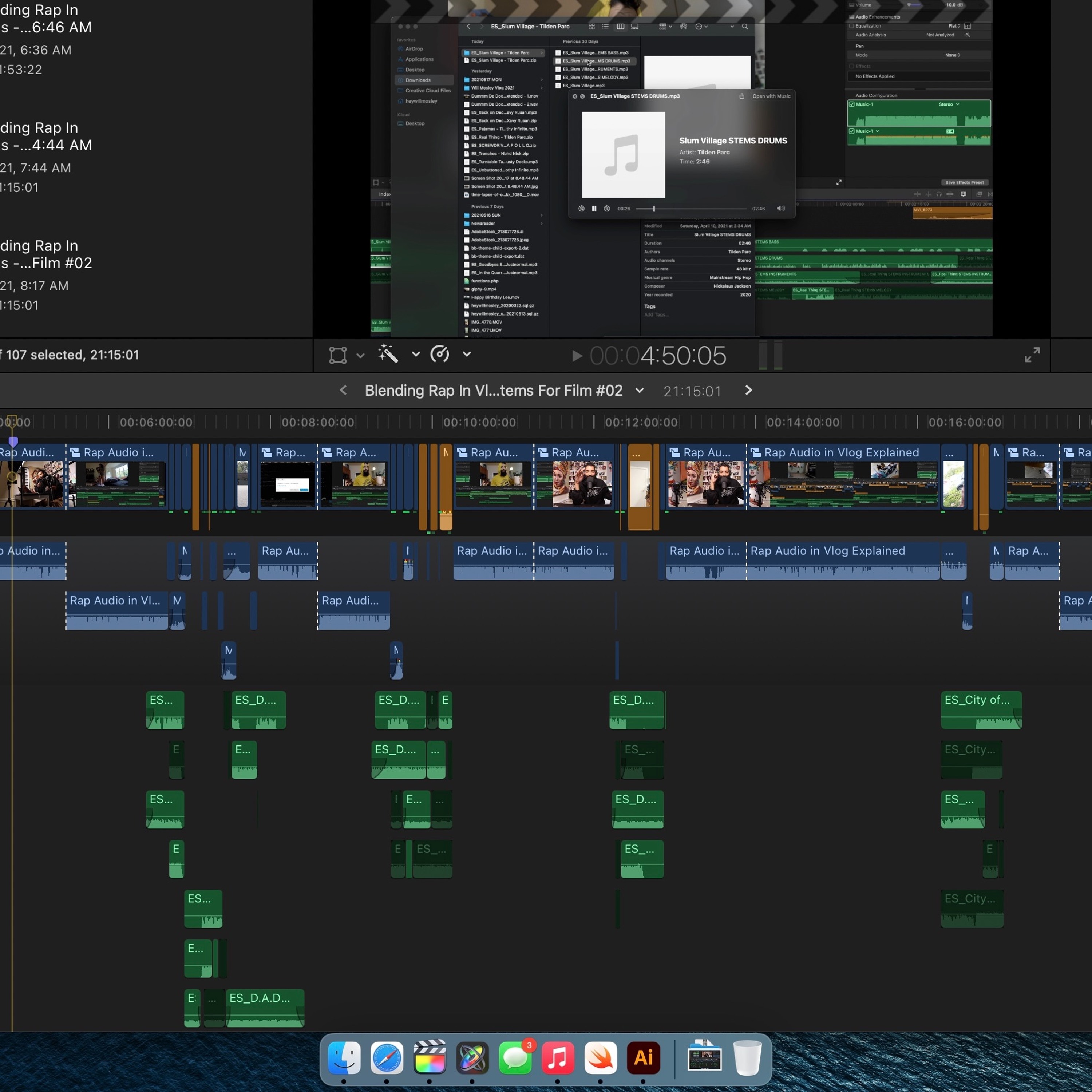 Blending Rap Stems In Your Vlogs - Bass, Drums, Instruments & Melody - Ep 02 episode artwork