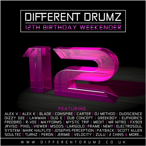 The Big Different Drumz 12th Birthday Weekender!