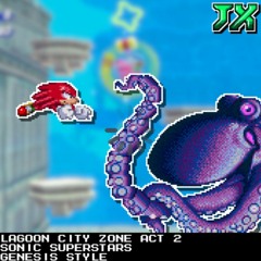 [16-Bit;Genesis]Lagoon City Zone Act 2 - Sonic Superstars