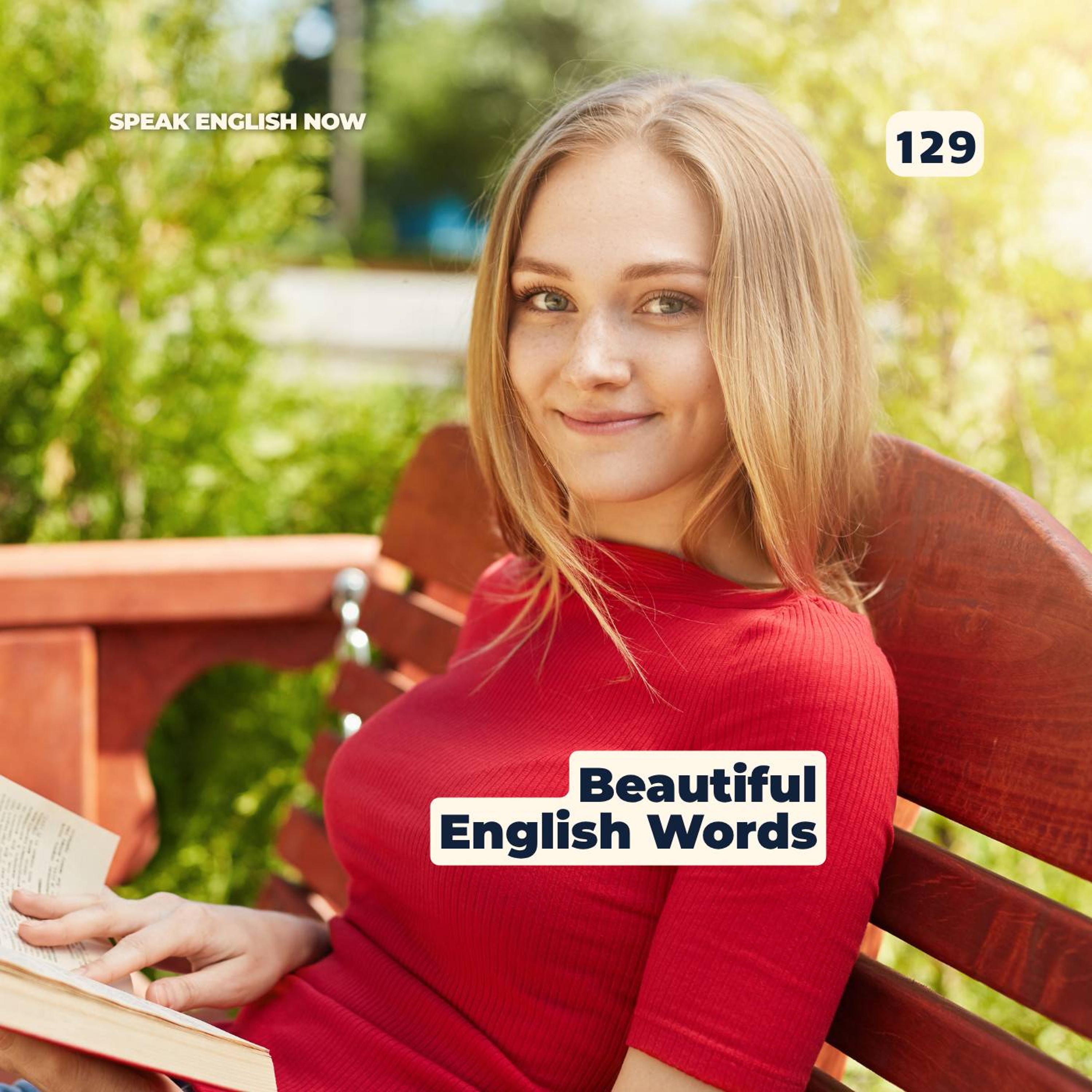 #129 Beautiful words in English episode artwork