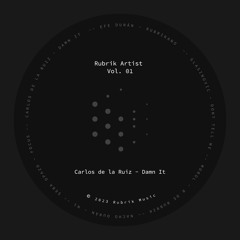Carlos De La Ruiz  - Damn It [Original Mix] [Rubrik Artists Vol.1]
