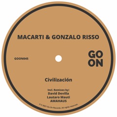 PREMIERE: Macarti, Gonzalo Risso - Civilización (David Devilla Remix)