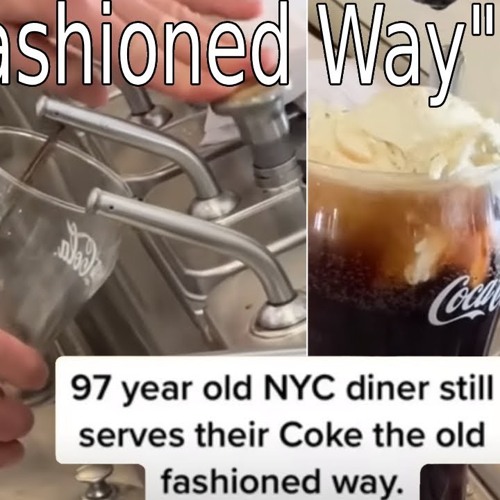97 yr old diner that still serves coke the old fashioned way