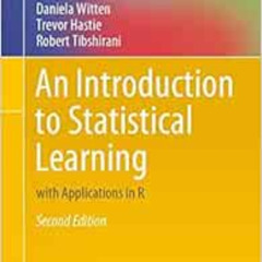 [Read] EPUB √ An Introduction to Statistical Learning: with Applications in R (Spring