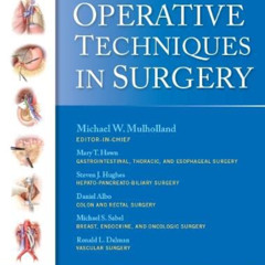 [Read] EPUB 🗂️ Operative Techniques in Surgery (2 Volume Set) by  Michael W. Mulholl