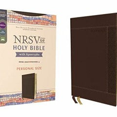 ✔️ Read NRSVue, Holy Bible with Apocrypha, Personal Size, Leathersoft, Brown, Comfort Print by