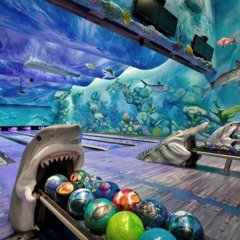 so much spin on tha bowling ball my shit spun off and hit a damn spare on lane 2