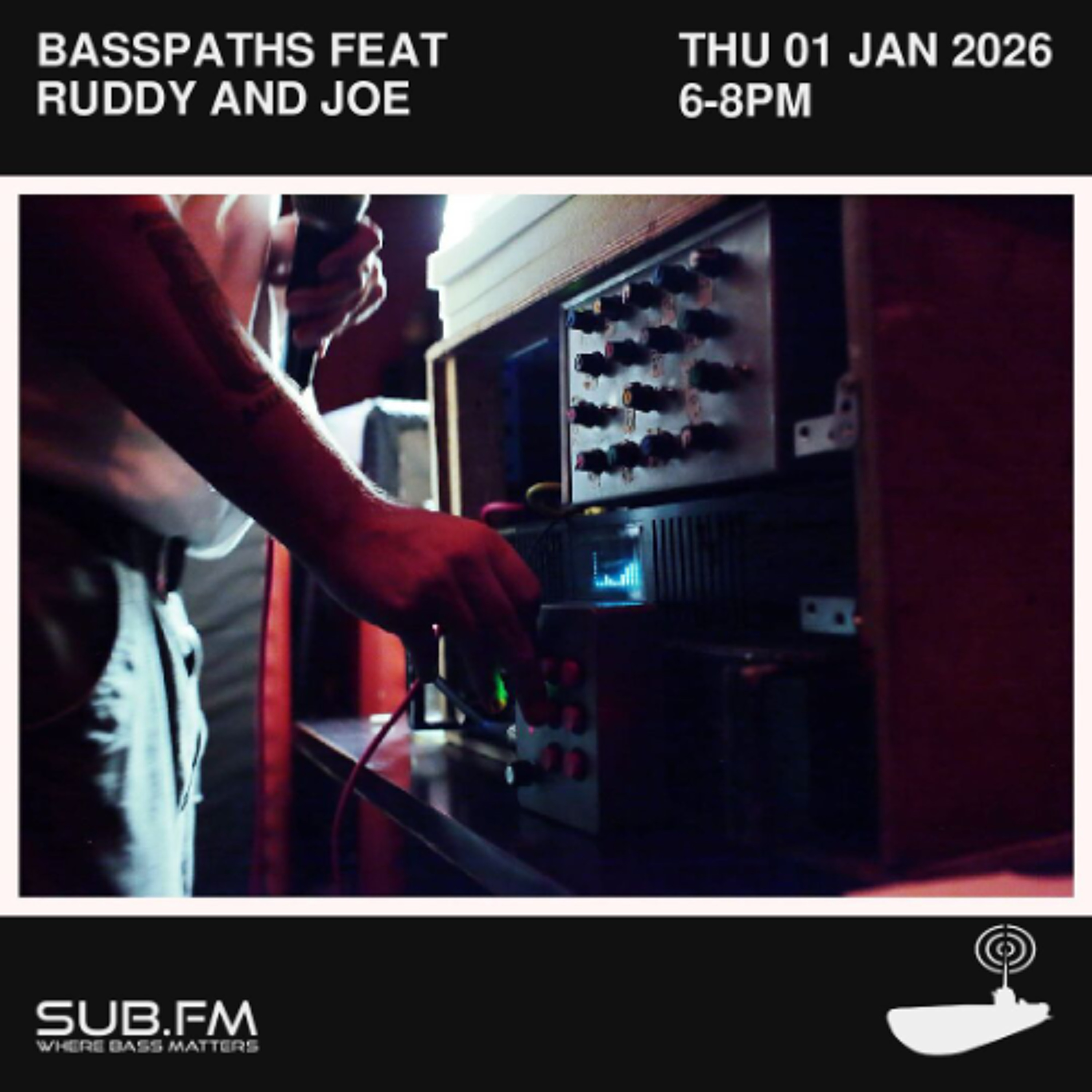 Buster presents Basspaths feat Ruddy and Joe from BrixtonDownbeat - 01 Jan 2026 episode artwork