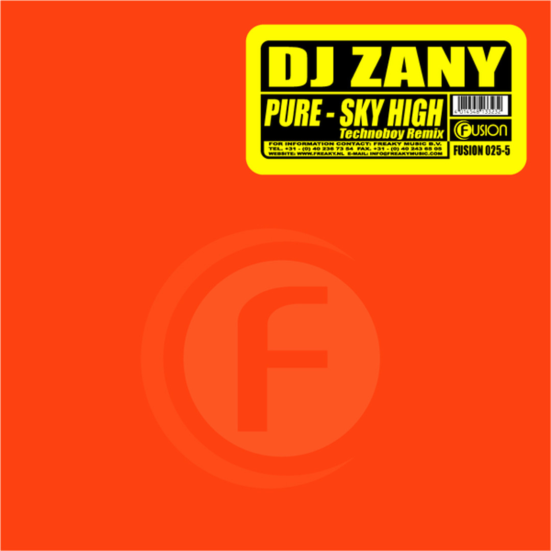 Stream Sky High (Technoboy Edit) by Zany | Listen online for free