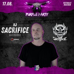 DJ Sacrifice @ Purple Party 17.08.24 Reithalle Dresden