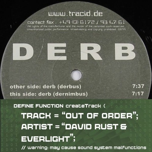 Too Many Artist - Out Of Derbus (Cluster Mindfreak)