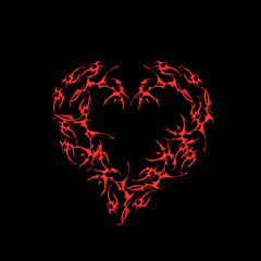FENCED HEART FT ER9C XAN (P.CASHCUDI)