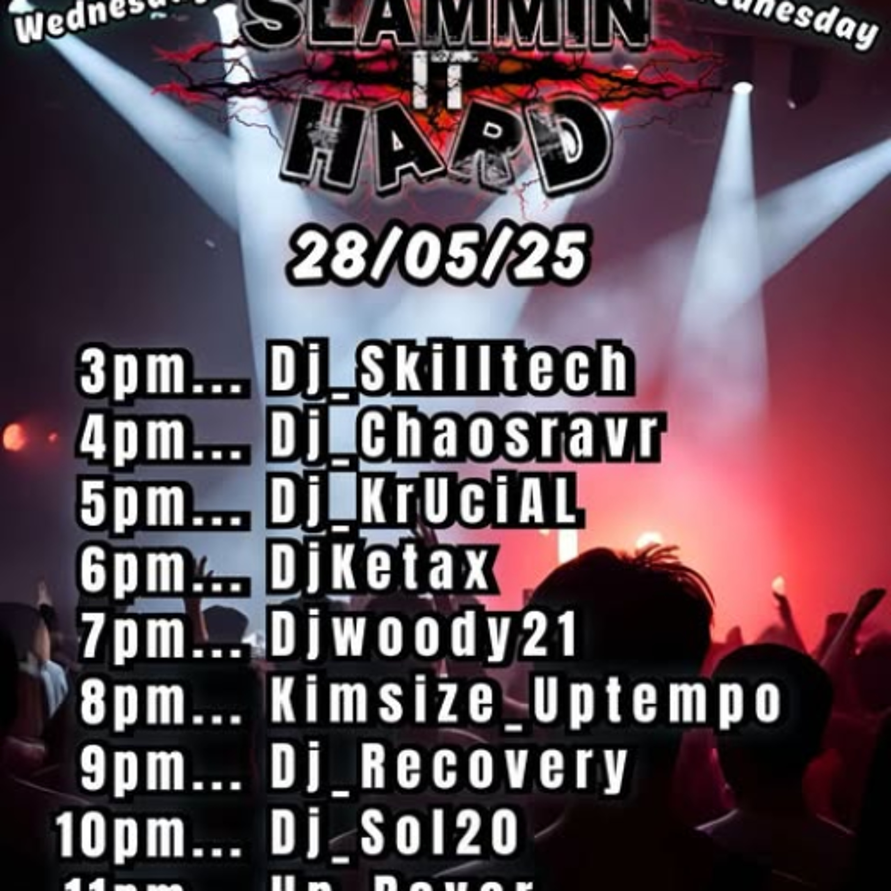 Slammin it hard 28.05.25 nostalgic happpy hardcore episode artwork