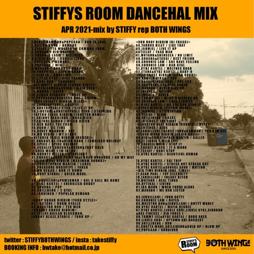 STIFFY'S ROOM DANCEHALL MIX APR 2021  (MIXED by STIFFY rep BOTH WINGS)