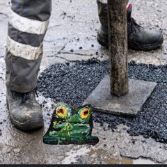 Asphalt repair and a new tamper