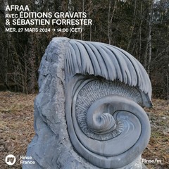 Afraa avec Éditions Gravats & Sébastien Forrester - 27 Mars 2024