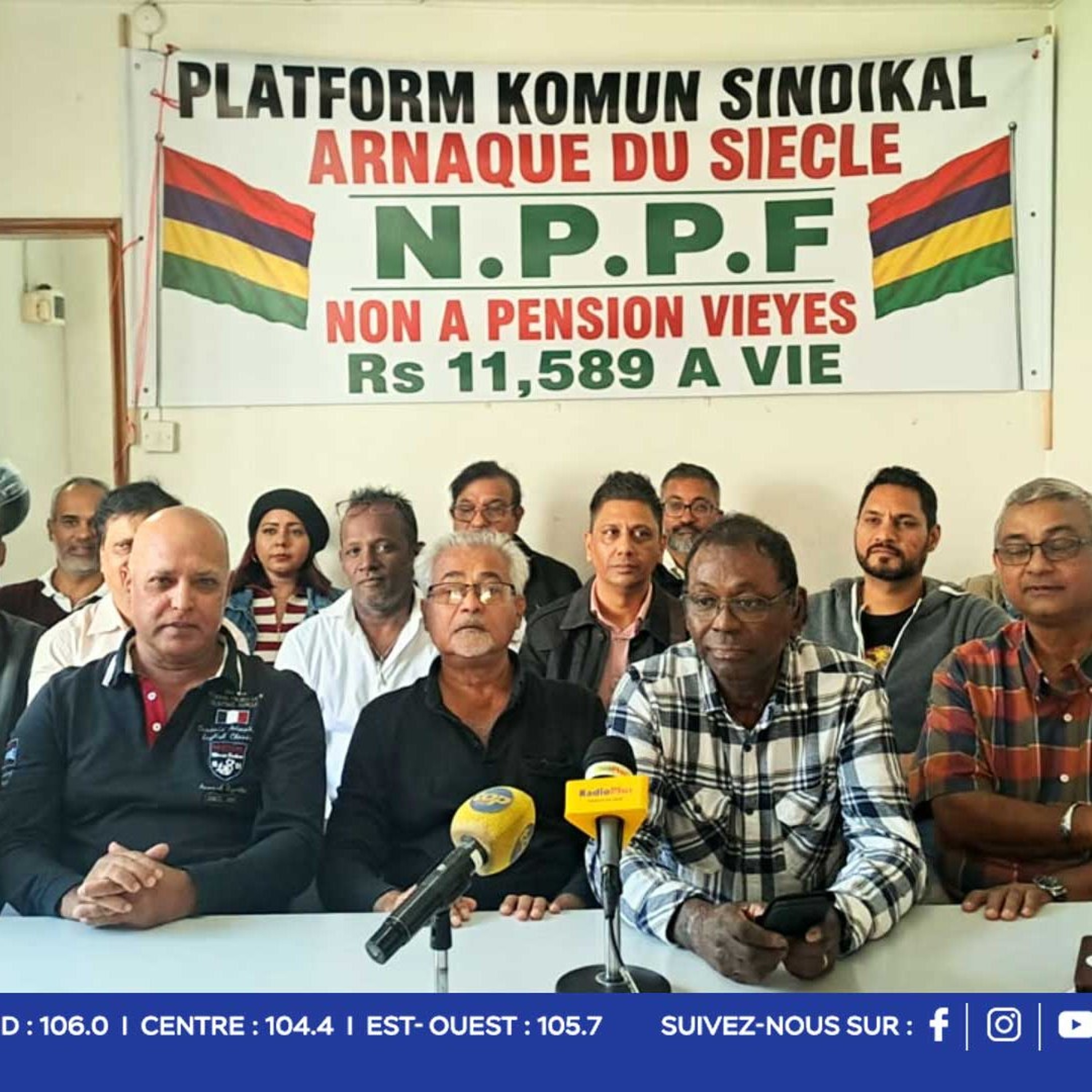 Réforme des pensions : La Platform Komun Syndikal appelle à une mobilisation nationale à Port-Louis cet après-midi