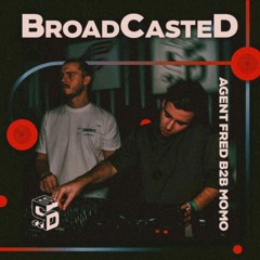 BroadCastedD 001 - Agent Fred B2B MOMO (Live Recording)