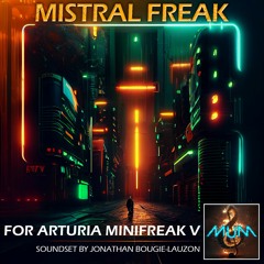 "ANDROID REMNANT" Demo Track for "Mistral Freak" presets bank for Arturia Minifreak V