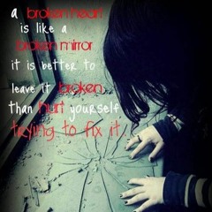 broken mirror