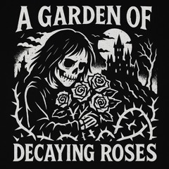 a garden of decaying roses - created by suno AI
