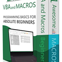 Read KINDLE 🖌️ Excel VBA Bundle (2 Books): Excel VBA and Macros and 51 Awesome Macro