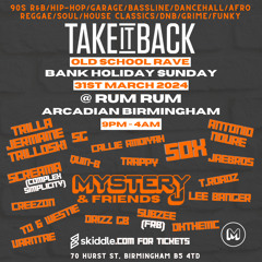 Bassline Niche 4x4 Mix Part 2 - Take It Back OldSchool Rave 31st March SKIDDLE.COM