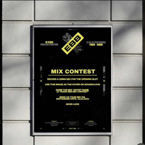 Kleschn Muass | 10 YEARS EBB MIX CONTEST