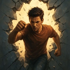 breaking through