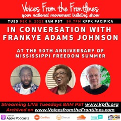 Voices Radio: Frankye Adams Johnson, Channing Martinez, The Five Satins, and ABBA