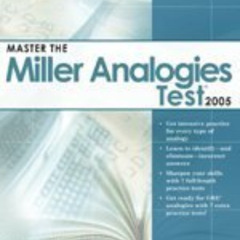 [ACCESS] KINDLE 📩 Master the Millers Analogies Test (Academic Test Preparation Serie