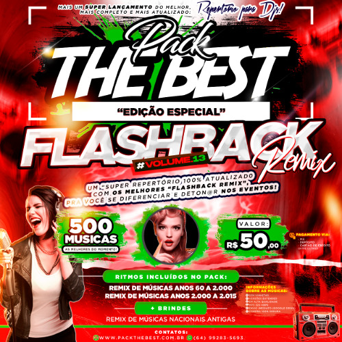 PRÉVIA - PACK THE BEST - ESPECIAL FLASHBACK REMIX VOL.13