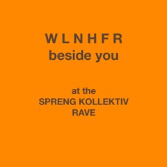 W L N H F R beside you (at the SPRENG KOLLEKTIV rave)