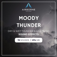 Moody Thunder Sound Effects Library Audio Demo Preview Montage