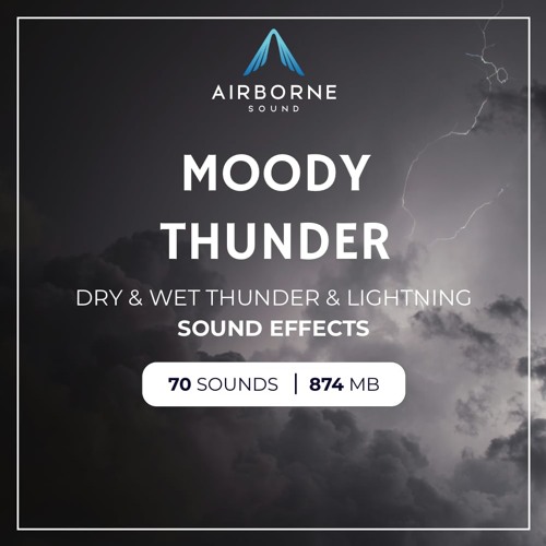 Moody Thunder Sound Effects Library Audio Demo Preview Montage