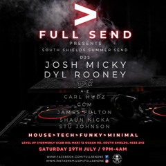DJ Carl Hudz - Level Up Nightclub South Shields - Saturday 29th July 2023