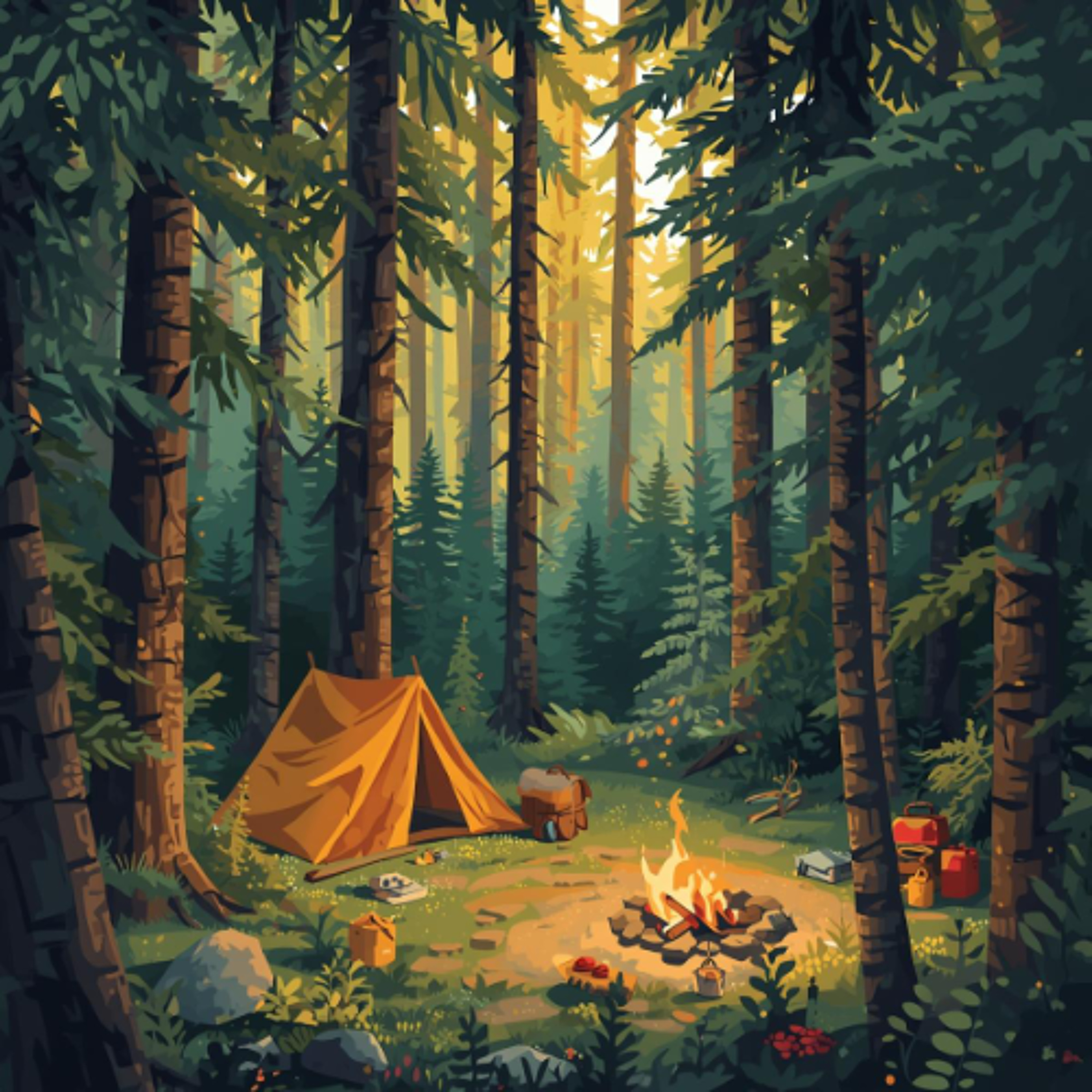 The Terrifying Camping Trip - Benjamin, Noah, Nikolas and Hunter - St Michael's College