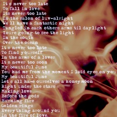 In the fire of love