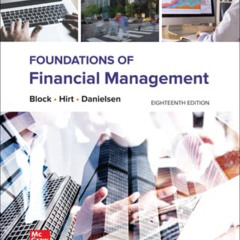 Access PDF 📝 Foundations of Financial Management by  Stanley Block,Geoffrey Hirt,Bar